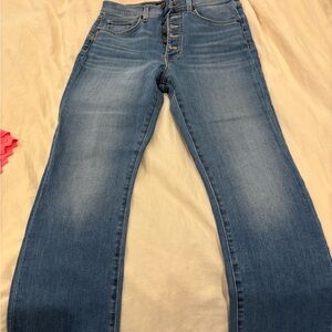 Veronica Beard Blue Ankle Cropped Jeans